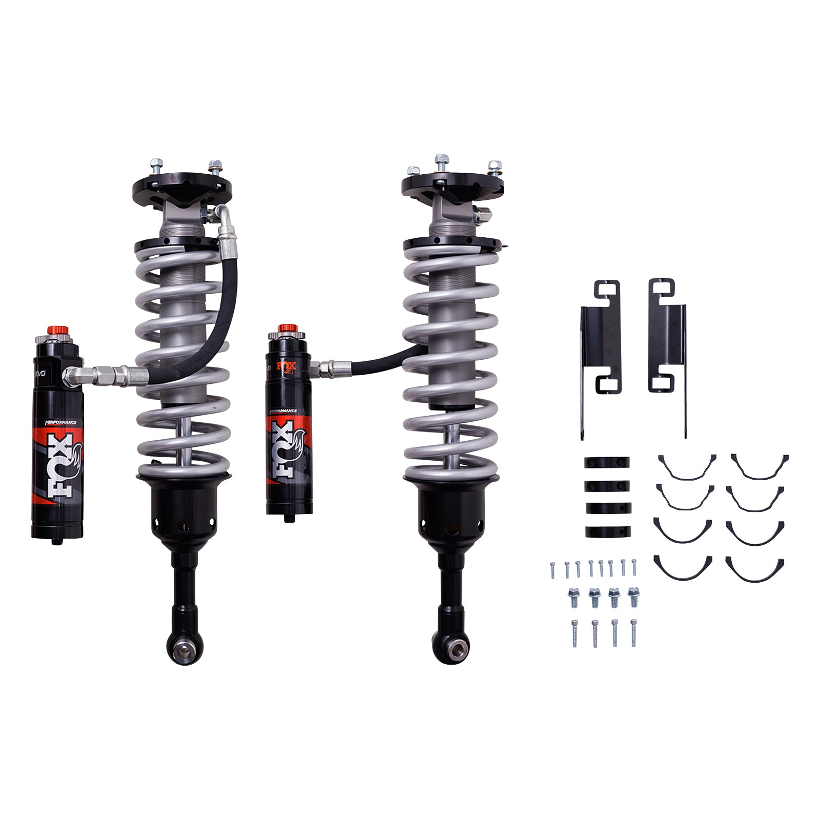 Shock Absorber 24-On Toyota Tacoma Front Coilover 2.5 Truck Performance Elite Series Remote Reservoir Dual Speed Compression Evo 1-3 Inch Lift Kit FOX