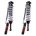 10-14 Ford Raptor Front Coilover Internal Bypass 3.0 Series Remote Reservoir 7.6 Inch 0-2 Inch Lift Cerakote Dual Speed Compression Kit Fox Shocks