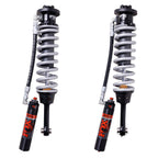 10-14 Ford Raptor Front Coilover Internal Bypass 3.0 Series Remote Reservoir 7.6 Inch 0-2 Inch Lift Cerakote Dual Speed Compression Kit Fox Shocks