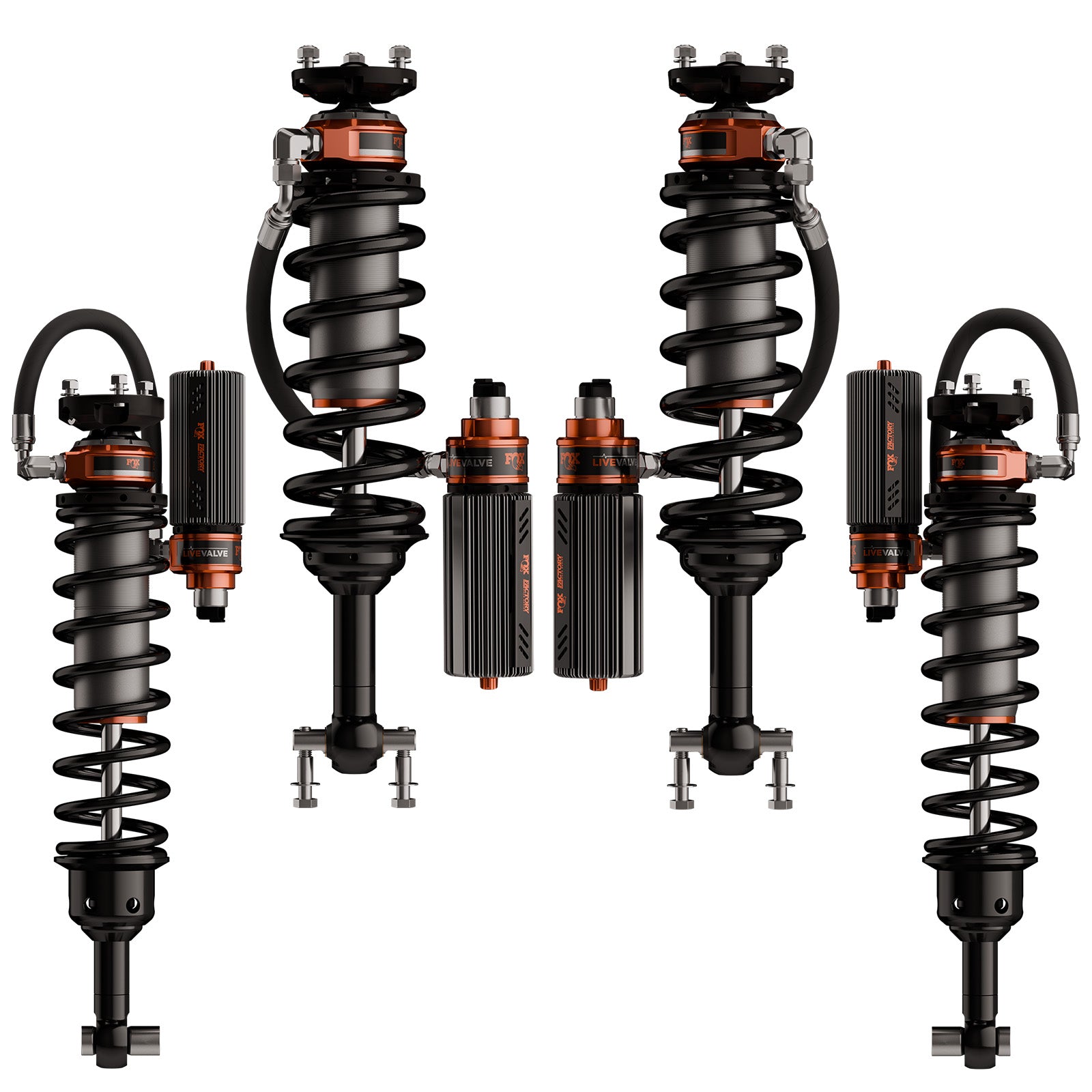 Shock Absorber 21-On Ford Bronco 3.2 Truck Factory Race Series Live Valve Connected Suspension Kit FOX