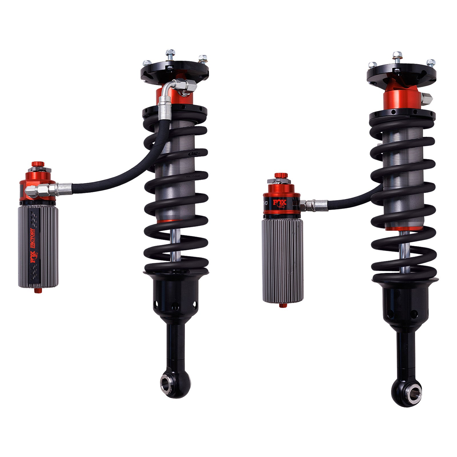 25-On Toyota 4Runner 24-On Land Cruiser 250 & Gx550 Front Coilover Internal Bypass 3.0 Truck Factory Race Series Remote Reservoir Dual Speed Compression Evo 1-3 Inch Lift Kit Fox Shocks