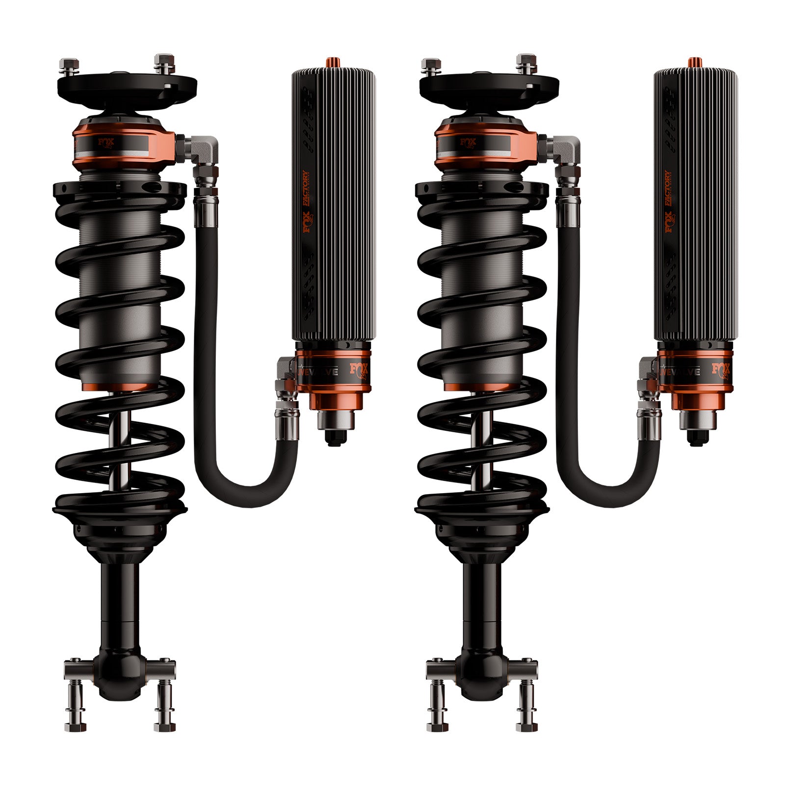 Shock Absorber 24-On Ford F150 Supercrew Front Coilover 3.2 Truck Factory Race Series Live Valve Connected Suspension 2-2.5 Inch Lift Kit FOX