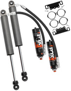 19-On Gm 1500 Rear 2.5 Truck Performance Elite Series Remote Reservoir 10.5 Inch Non-Tb/Non-At4 2.5-4 Inch Lift Tb/At4 0-2 Inch Lift Dual Speed Compression Kit Fox Shocks