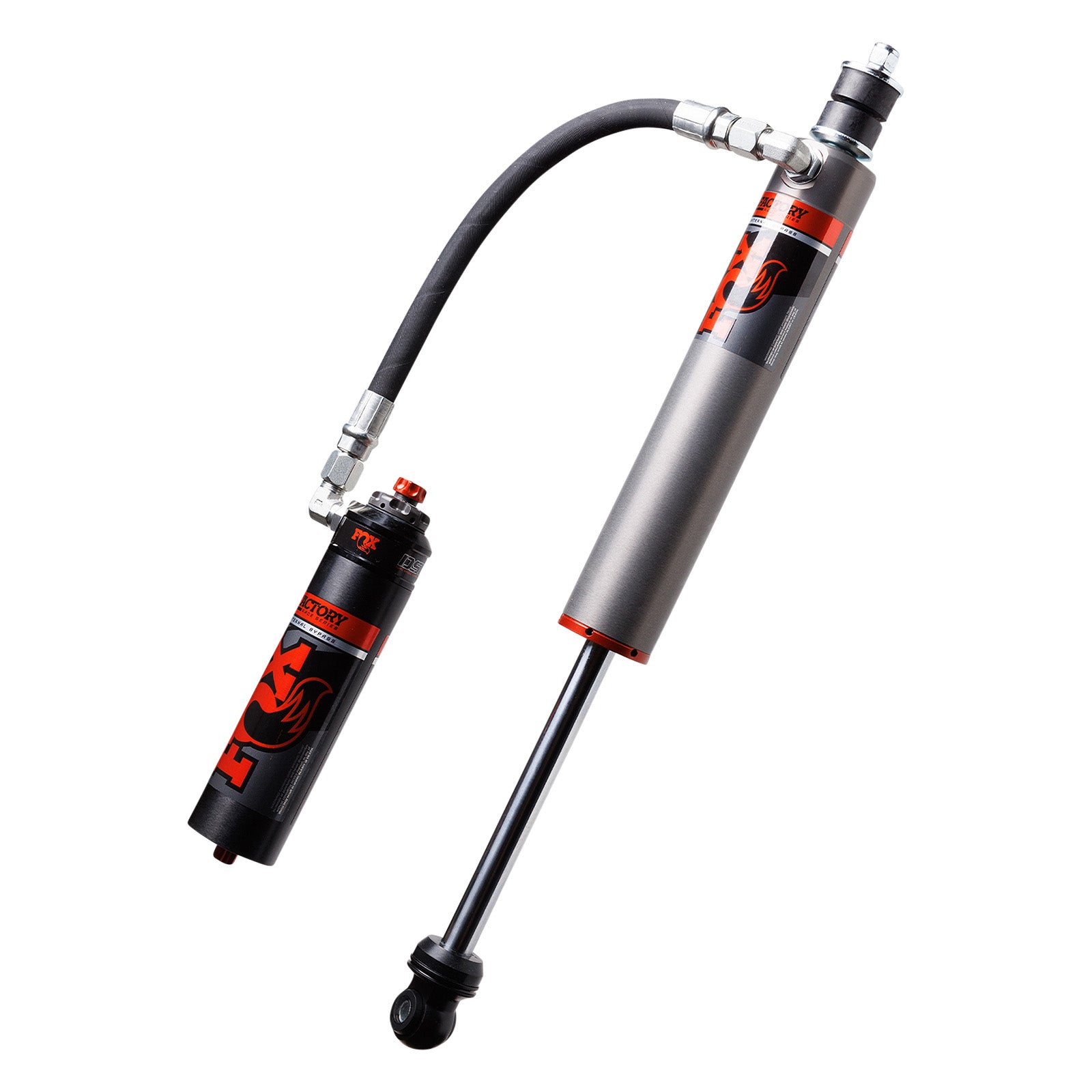 05-23 Toyota Tacoma Rear 2.5 Truck Factory Race Series Internal Bypass Remote Reservoir 0-1.5 Inch Lift Dual Speed Compression Kit Fox Shocks