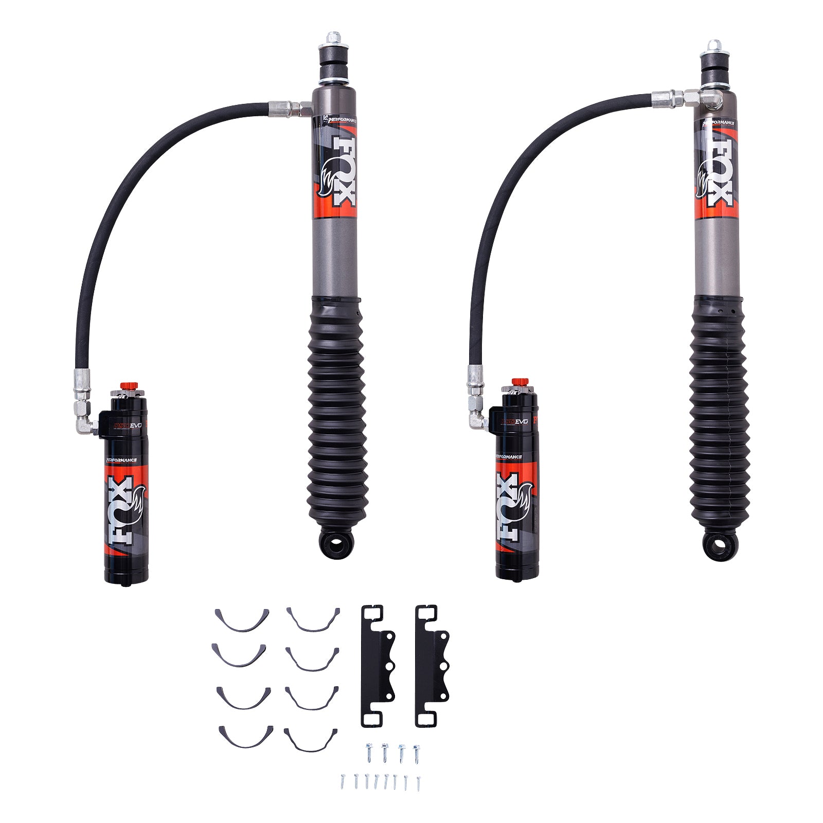 22-On Toyota Lc300 & Lexus Lx600 Rear 2.5 Truck Performance Elite Series Remote Reservoir Dual Speed Compression Evo 0-1.5 Inch (0-40Mm) Lift Kit Fox Shocks