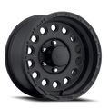 Aluminum Wheels 16x8 Rockcrusher 887B Satin Black Raceline Wheels