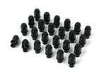 Lug Nut Kit M14 X 1.5 Extended Thread With Custom Shank Black 24 Count Black, ICON Alloys
