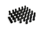 Lug Nut Kit M14 X 1.5 Black 32 Count With Lug Key Black, ICON Alloys