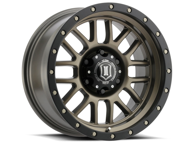 ICON Alpha 17x8.5 5x5 0mm Offset 4.75in BS 71.5mm Bore Bronze Wheel-LTW Motorsports
