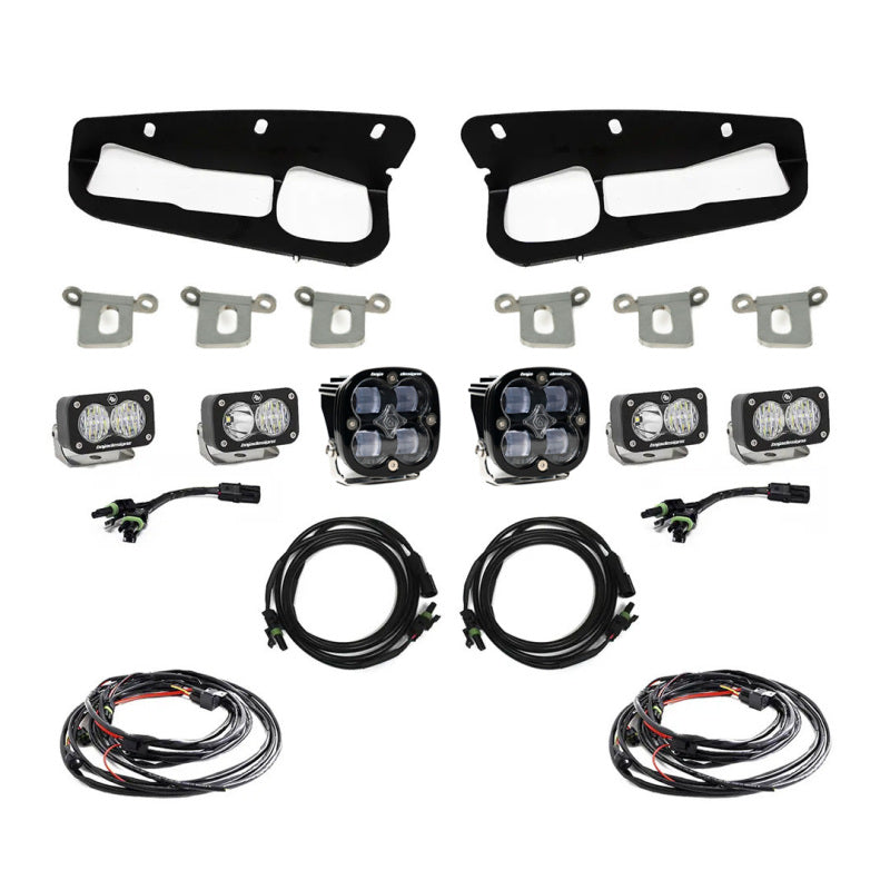 Baja Designs 2021+ Ford Bronco Clear SAE Fog Pocket Kit-LTW Motorsports