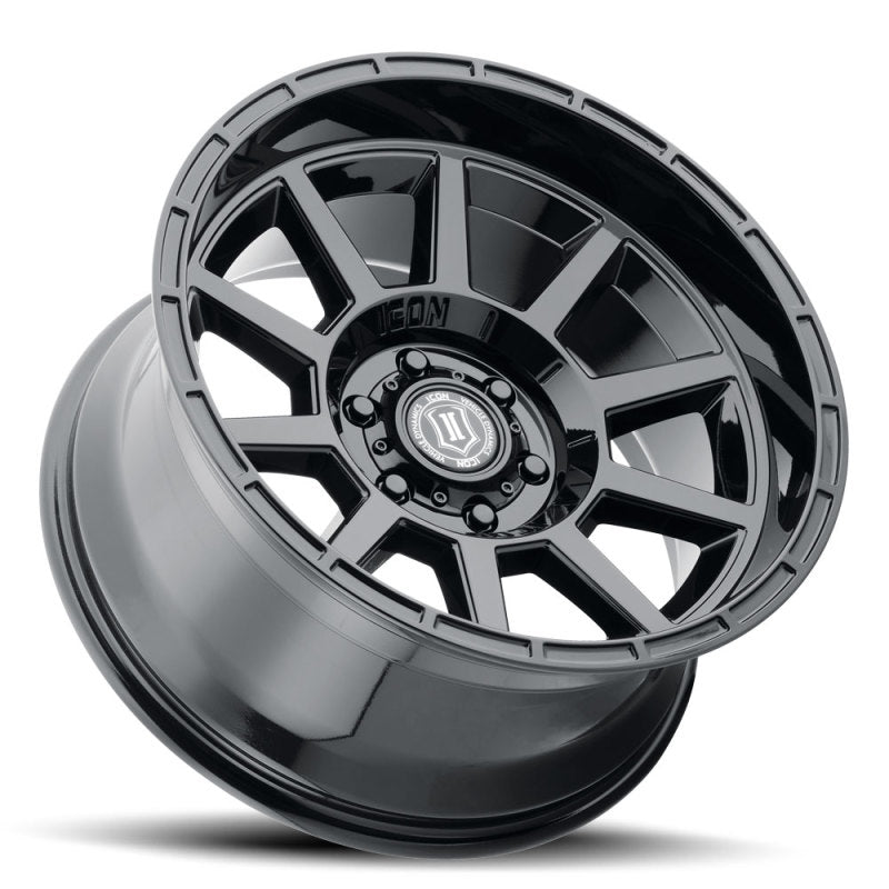 ICON Recoil 20x10 6x5.5 -24mm Offset 4.5in BS Gloss Black Wheel-LTW Motorsports