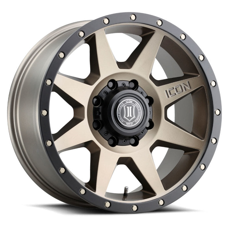 ICON Rebound 20x9 8x6.5in 12mm Offset 5.5in BS Bronze Wheel-LTW Motorsports
