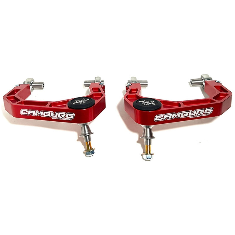 Camburg Ford Bronco 21-23 KINETIK V2 Performance Billet Uniball Upper Arms (Red)-LTW Motorsports