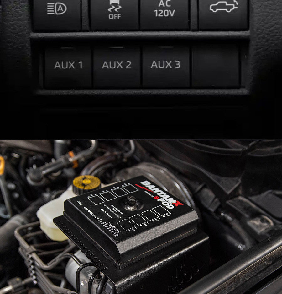 sPOD BantamX Upfitter Power Management Vehicle Kit 2024-On Toyota Tacoma