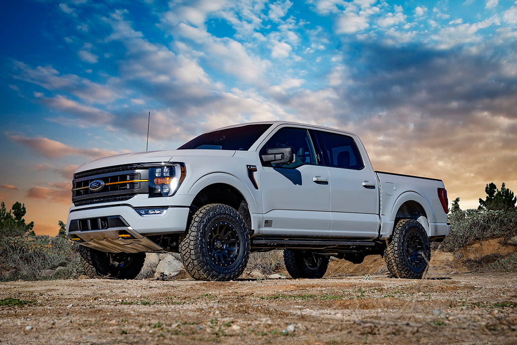 2021-2024 Ford F-150 4WD-Tremor 3.5-4.5 Inch-2.5-3 Inch Lift Front V.S. 2.5 Series Coilovers Remote Reservoir Pair Icon Vehicle Dynamics