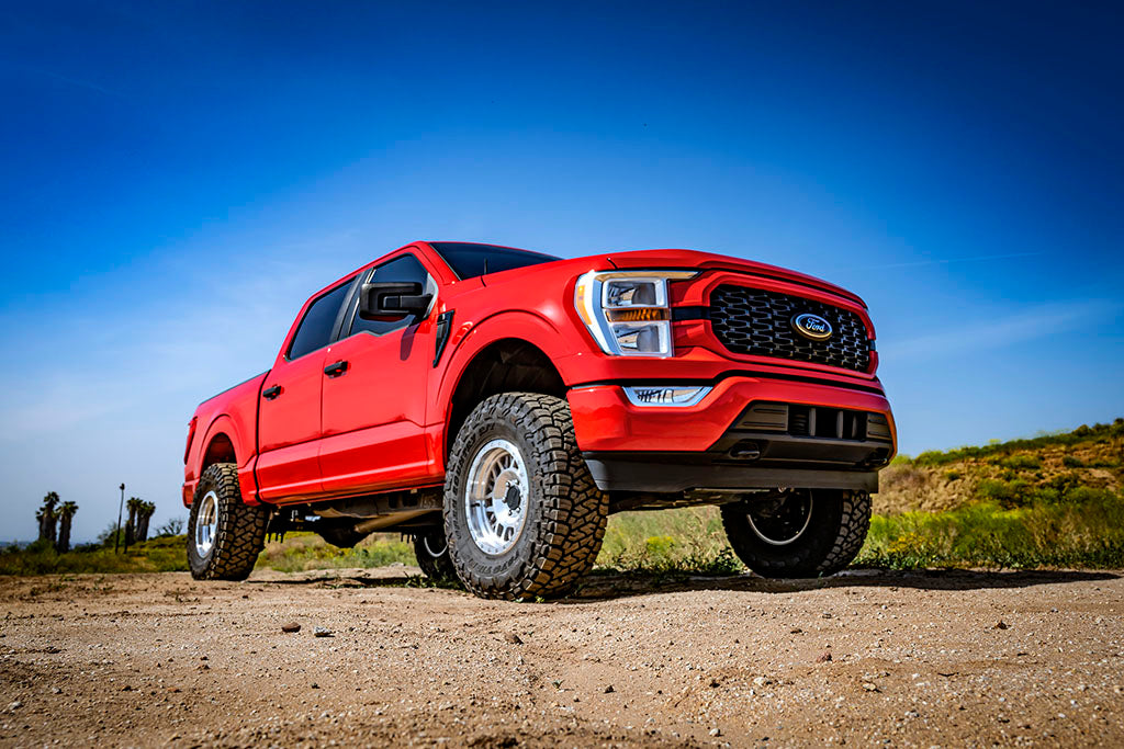 2021-2024 Ford F-150 4WD-Tremor 3.5-4.5 Inch-2.5-3 Inch Lift Front V.S. 2.5 Series Coilovers Remote Reservoir Pair Icon Vehicle Dynamics