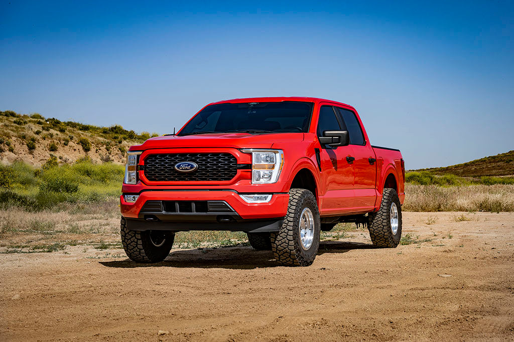 2021-2024 Ford F-150 4WD-Tremor 3.5-4.5 Inch-2.5-3 Inch Lift Front V.S. 2.5 Series Coilovers Remote Reservoir Pair Icon Vehicle Dynamics