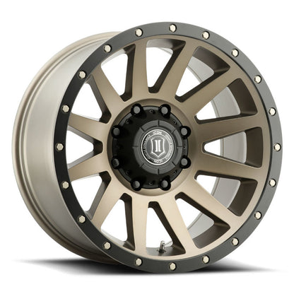 ICON Compression 20x10 8x180 -19mm Offset 4.75in BS 124.2mm Bore Bronze Wheel-LTW Motorsports