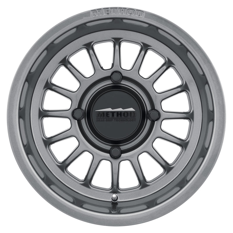 Aluminum Wheels 15x7 MR411 Bead Grip UTV Gloss Titanium SL Method