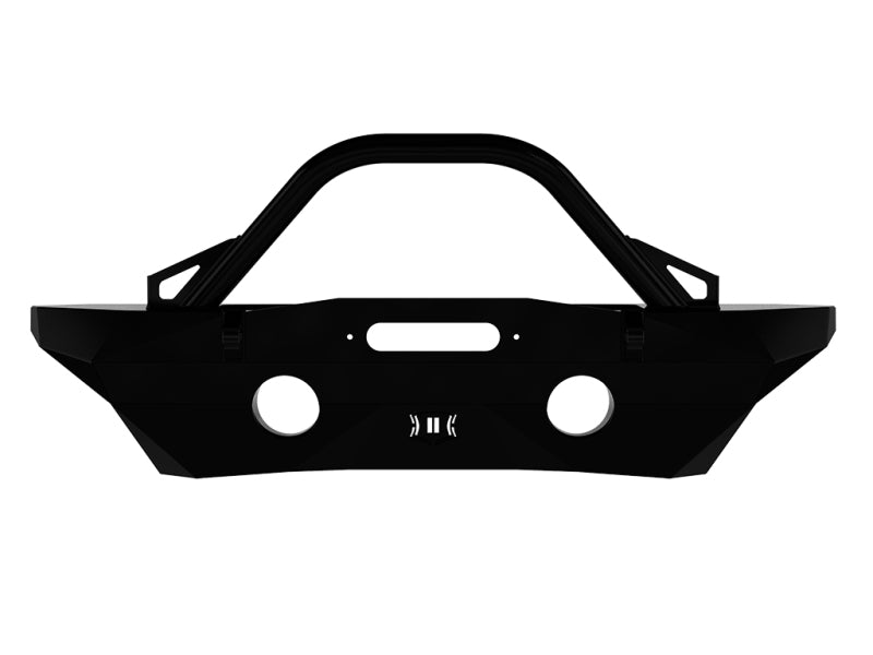 ICON 07-18 Jeep Wrangler JK Pro Series Mid Width Front Recessed Winch Bumper w/Bar/Tabs-LTW Motorsports