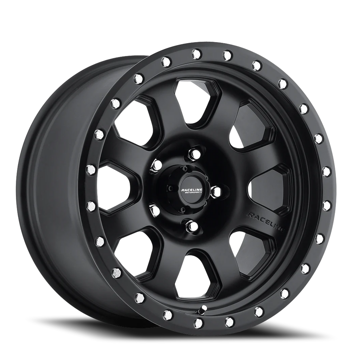 Aluminum Wheels 17x9 Avenger 929B Satin Black Raceline Wheels