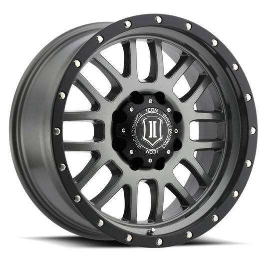 ICON Alpha 20x9 6x135 16mm Offset 5.625in BS Gunmetal Wheel-LTW Motorsports