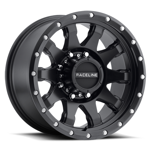 Aluminum Wheels 20x9 Clutch 934B Black Raceline Wheels