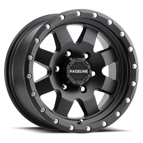 Aluminum Wheels 16x6 Defender Trailer 935B Satin Black Raceline Wheels