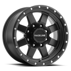Aluminum Wheels 17x9 Defender 935B Satin Black Raceline Wheels