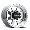 Aluminum Wheels 17x9 Defender 935MC Silver Machined Raceline Wheels