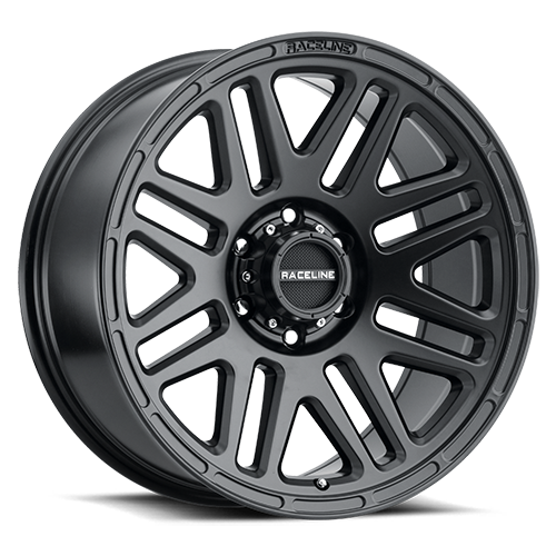 Aluminum Wheels 17x8.5 Outlander 944B Satin Black Raceline Wheels