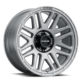 Aluminum Wheels 17x9 Outlander 944GS Greystone Gray Raceline Wheels