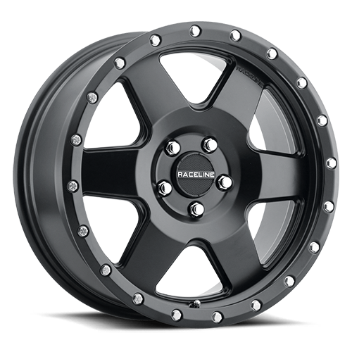 Aluminum Wheels 17x9 Boost 946B Satin Black Raceline Wheels