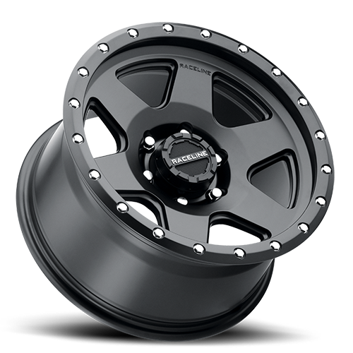 Aluminum Wheels 18x8 Boost 946B Satin Black Raceline Wheels