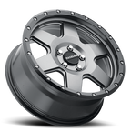 Aluminum Wheels 18x8 Boost 946G Satin Gunmetal Gray Raceline Wheels