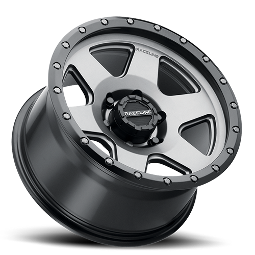 Aluminum Wheels 18x8 Boost 946G Satin Gunmetal Gray Raceline Wheels