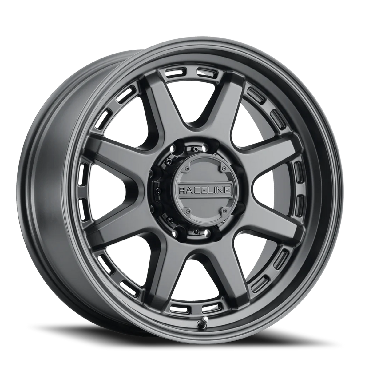 Aluminum Wheels 16x8 Scout 947B Satin Black Raceline Wheels
