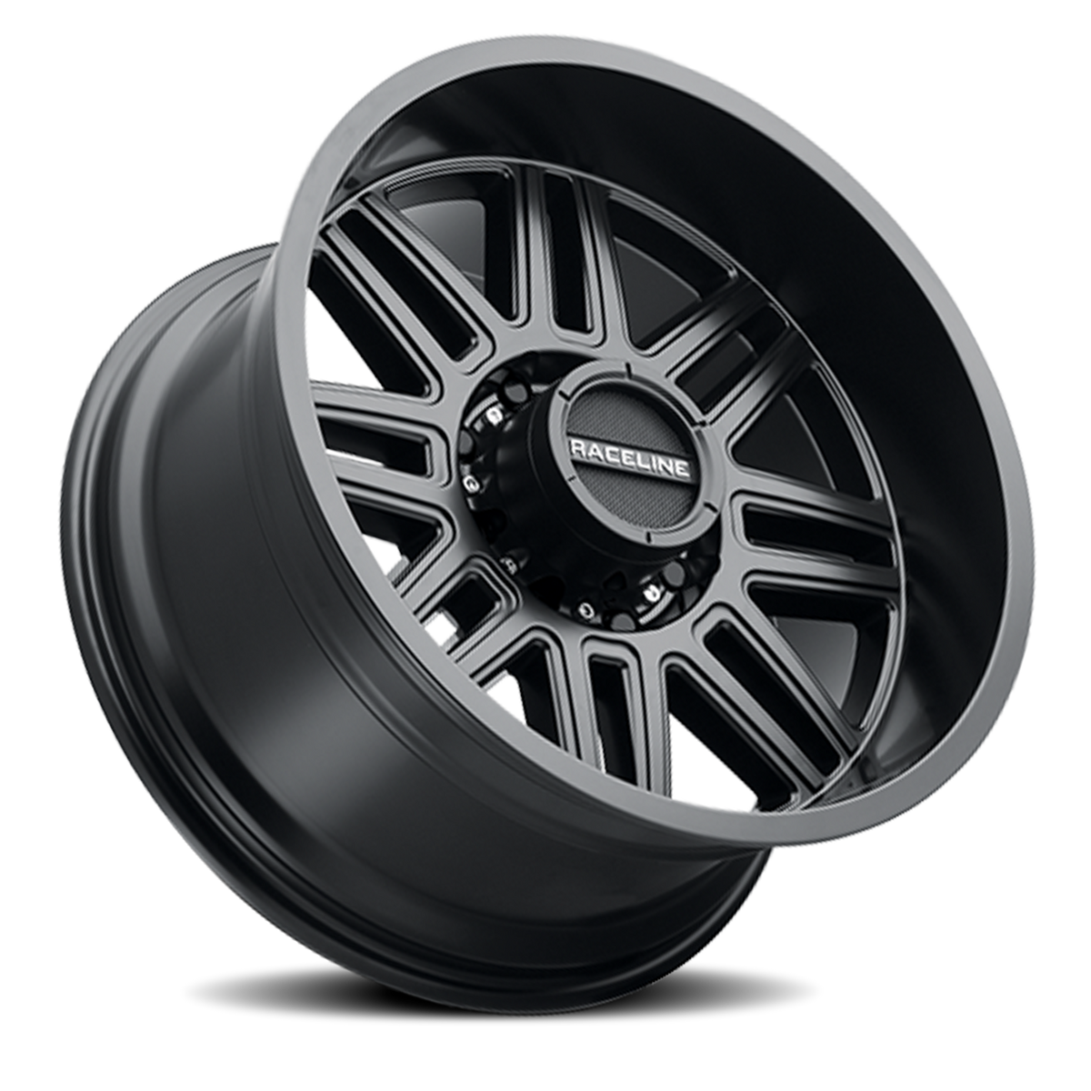 Aluminum Wheels 17x9 Split 948B Satin Black Raceline Wheels