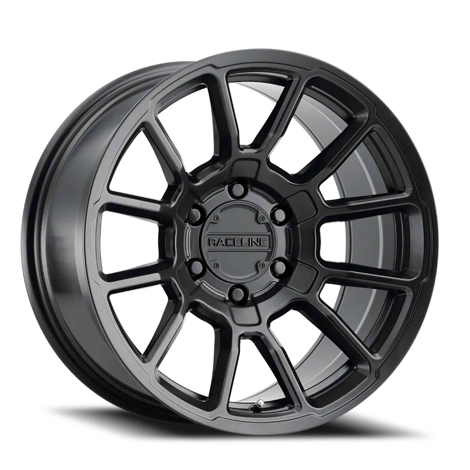 Aluminum Wheels 18x9 Gauge 950B Satin Black Raceline Wheels