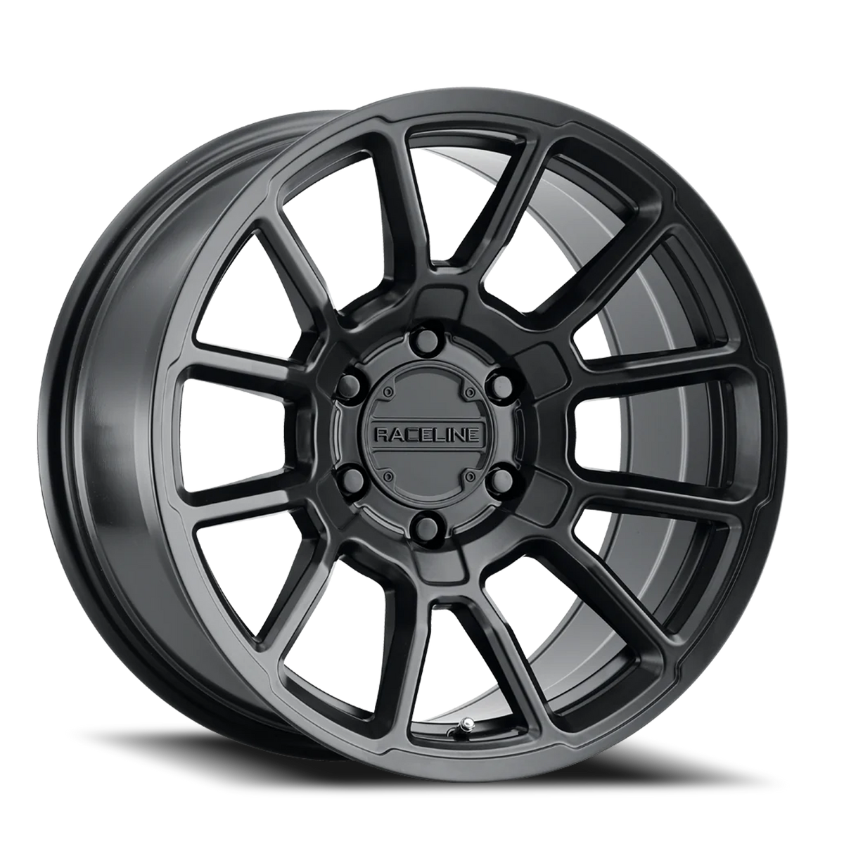Aluminum Wheels 18x9 Gauge 950B Satin Black Raceline Wheels