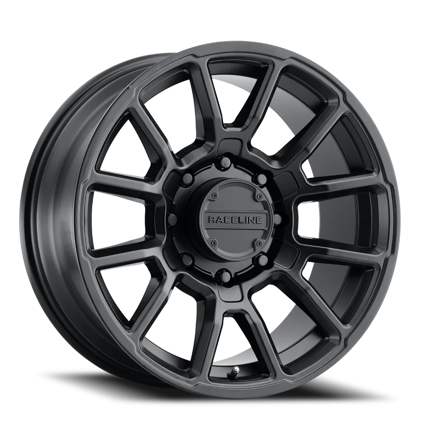 Aluminum Wheels 18x9 Gauge 950B Satin Black Raceline Wheels