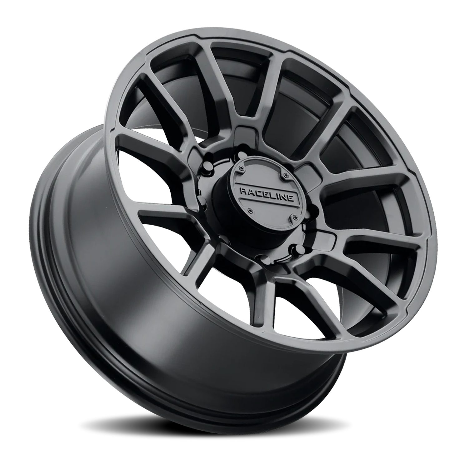 Aluminum Wheels 18x9 Gauge 950B Satin Black Raceline Wheels