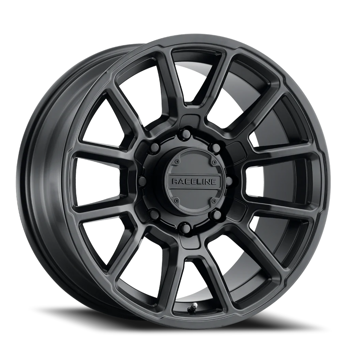 Aluminum Wheels 18x9 Gauge 950B Satin Black Raceline Wheels