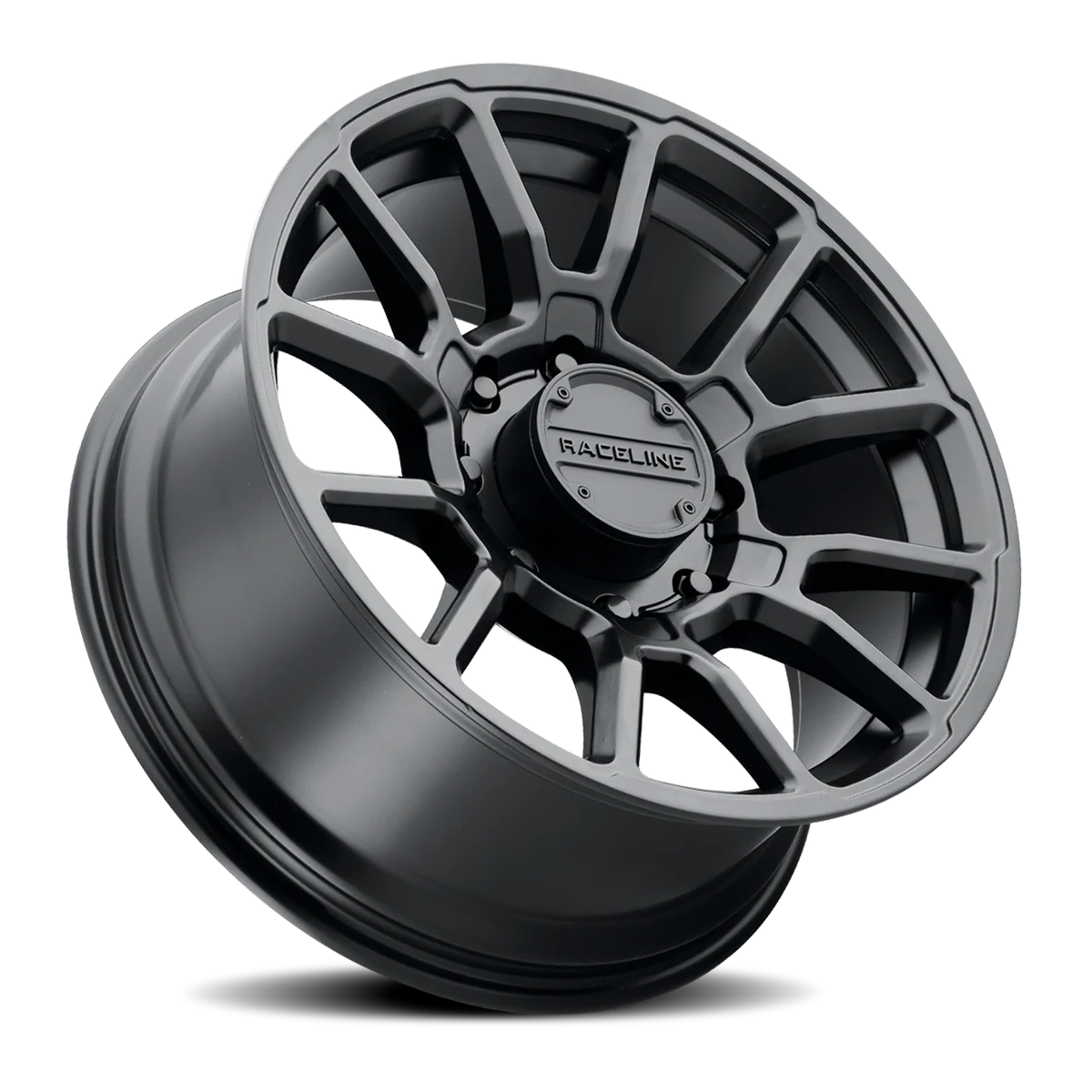 Aluminum Wheels 18x9 Gauge 950B Satin Black Raceline Wheels