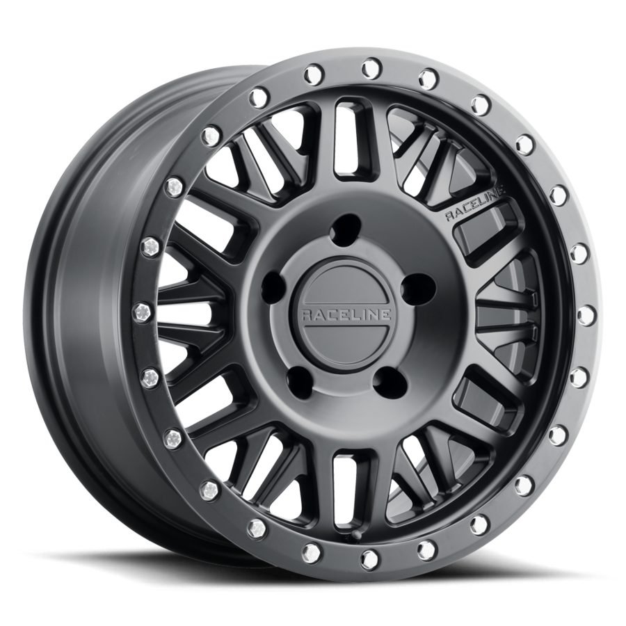 Aluminum Wheels 17x9 Ryno 951B Satin Black Raceline Wheels