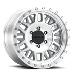 Aluminum Wheels 17x8.5 Ryno 951MC Silver Machined Raceline Wheels