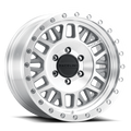 Aluminum Wheels 17x9 Ryno 951MC Silver Machined Raceline Wheels