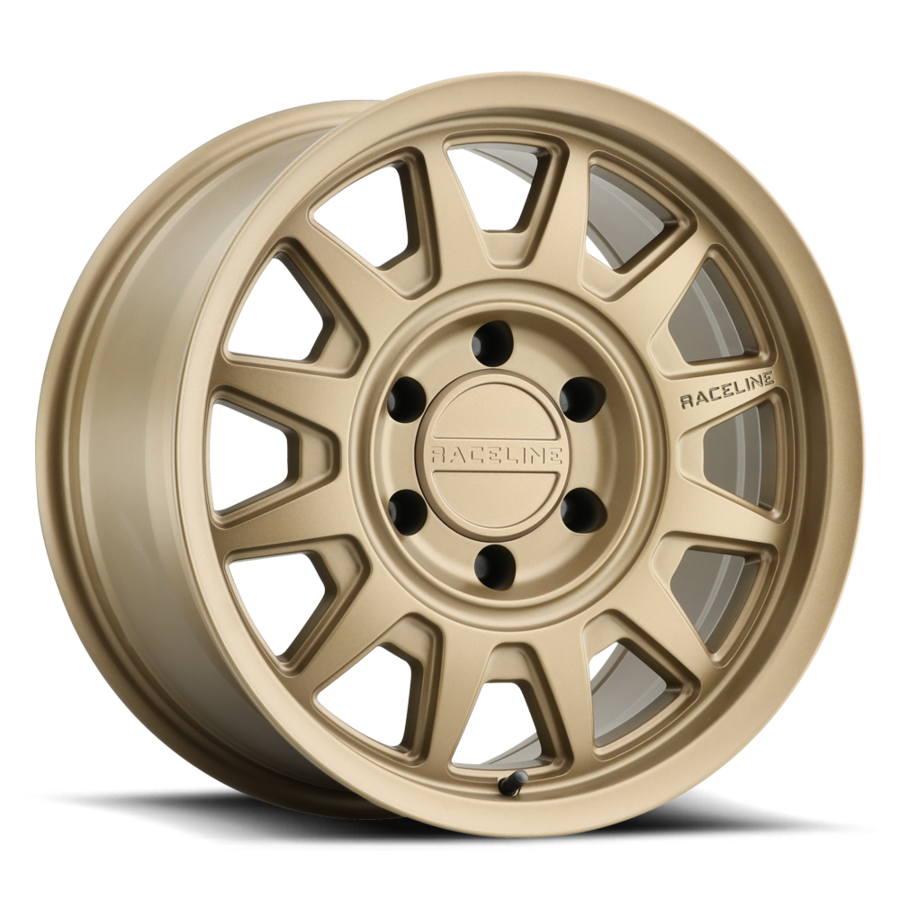Aluminum Wheels 16x8 Aero HD 952BZ Satin Bronze Gold Raceline Wheels