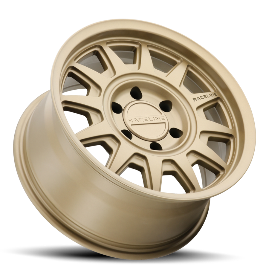 Aluminum Wheels 16x8 Aero HD 952BZ Satin Bronze Gold Raceline Wheels
