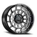 Aluminum Wheels 20x9 Warp 955M Gloss Black Milled Raceline Wheels